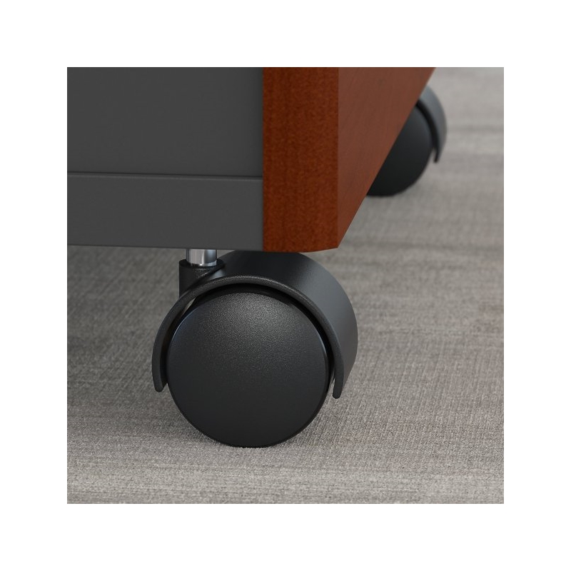 UrbanPro 48W x 30D Office Desk with Drawers in Hansen Cherry - Engineered Wood