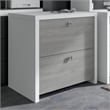 UrbanPro 2-Drawer Engineered Wood Lateral File Cabinet in Gray/Pure White