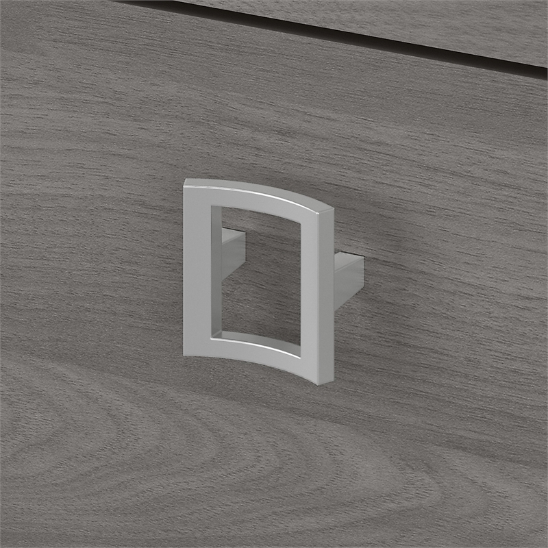 UrbanPro 2-Drawer Engineered Wood Lateral File Cabinet in Gray/Pure White