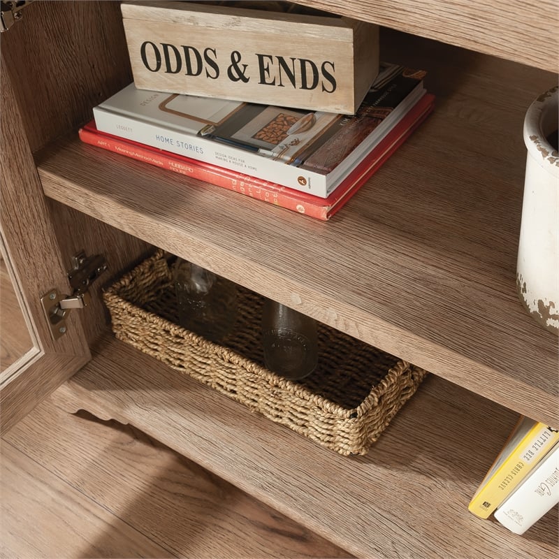 Urbanpro Modern Engineered Wood Library Base in Brushed Oak Finish