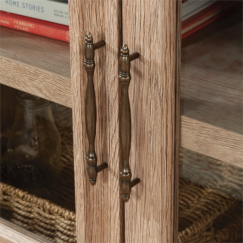 Urbanpro Modern Engineered Wood Library Base in Brushed Oak Finish
