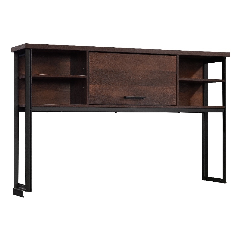 Urbanpro Engineered Wood and Metal Hutch in Barrel Oak Finish