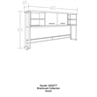 Urbanpro Engineered Wood Barrel Oak Hutch Rectangular Durable 36.77