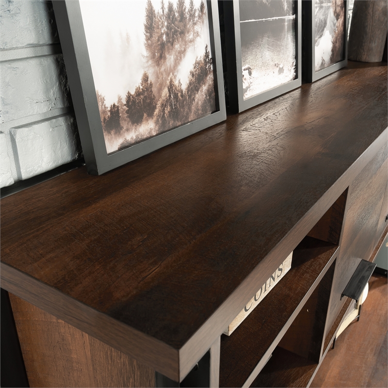 Urbanpro Engineered Wood and Metal Large Hutch in Barrel Oak