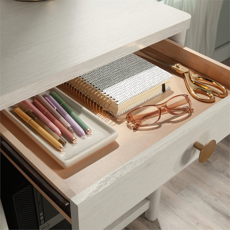 UrbanPro Modern / Contemporary Engineered Wood Desk in Glacier Oak