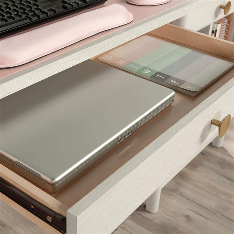 UrbanPro Modern / Contemporary Engineered Wood Desk in Glacier Oak