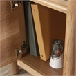 UrbanPro Modern Transitional Engineered Wood Desk in Timber Oak
