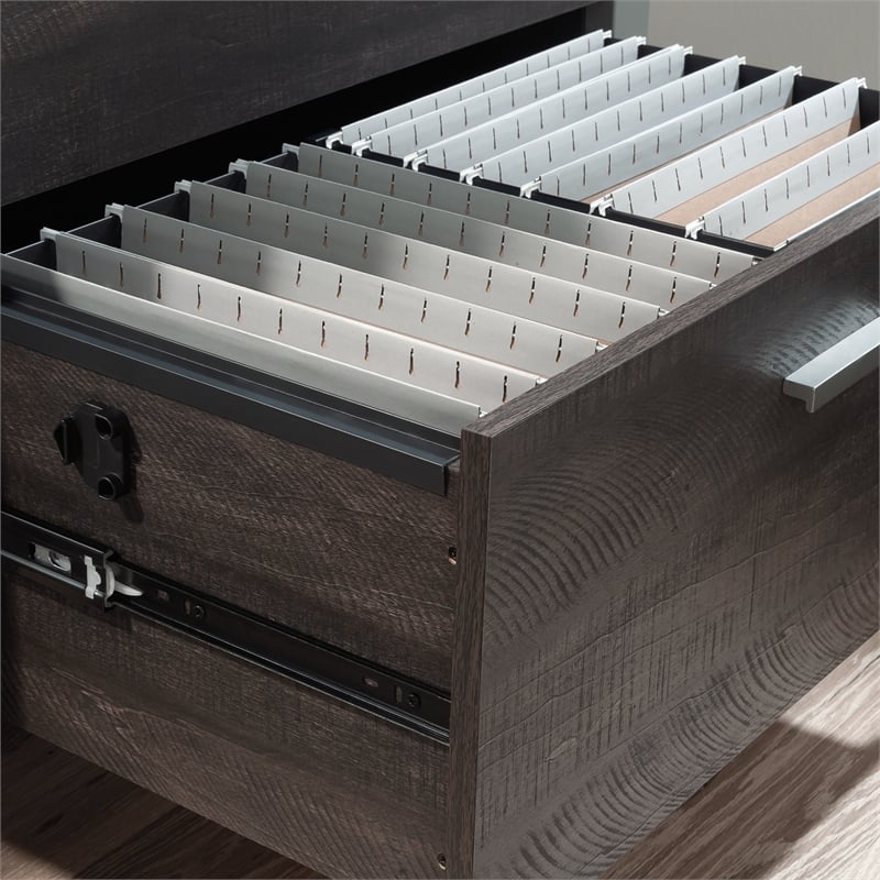 UrbanPro Engineered Wood and Metal Lateral File in Blade Walnut