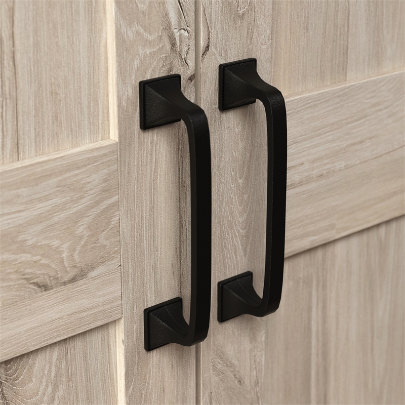 UrbanPro Engineered Wood 2-Door Storage Cabinet in Chalk Oak