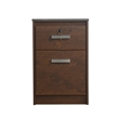 UrbanPro 2 Drawers Vertical Cherry Wood Filing Cabinet Easy Assembly