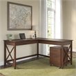 UrbanPro 60W L Shaped Desk with 2 Drawer Mobile File Cabinet