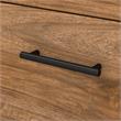 UrbanPro 72W L Desk with Hutch and Bookcase in Fresh Walnut - Engineered Wood