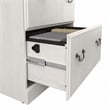 UrbanPro Engineered Wood Linen White Oak Lateral File Cabinet Rectangular Locking Drawers 27