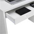 Urbanpro Contemporary 36-inch Desk with Drawer in White Wood Finish