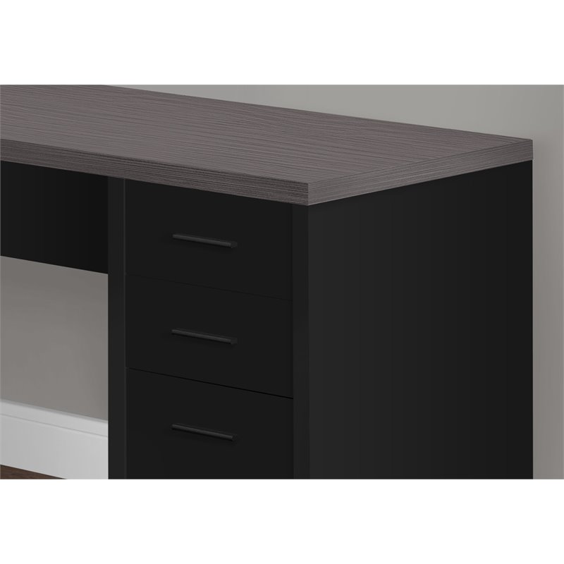 UrbanPro Computer Desk Home Office Corner L Shape Work Laptop Laminate Black
