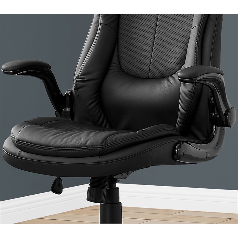 UrbanPro Office Chair Swivel Ergonomic Armrests Computer Desk Work Metal Black