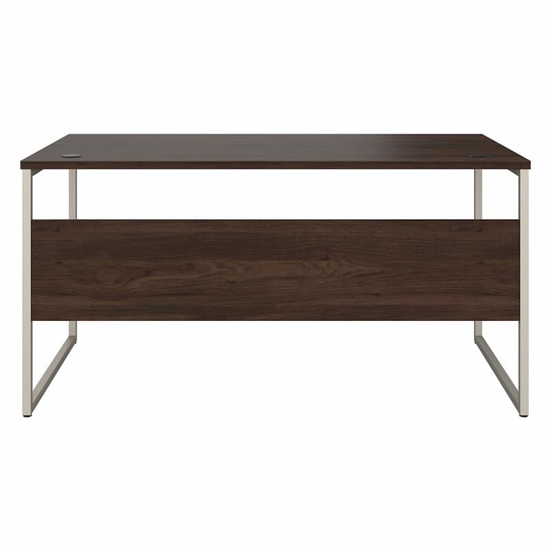 UrbanPro Engineered Wood Computer Table Desk with Metal Legs in Black Walnut