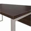 UrbanPro Engineered Wood Computer Table Desk with Metal Legs in Black Walnut