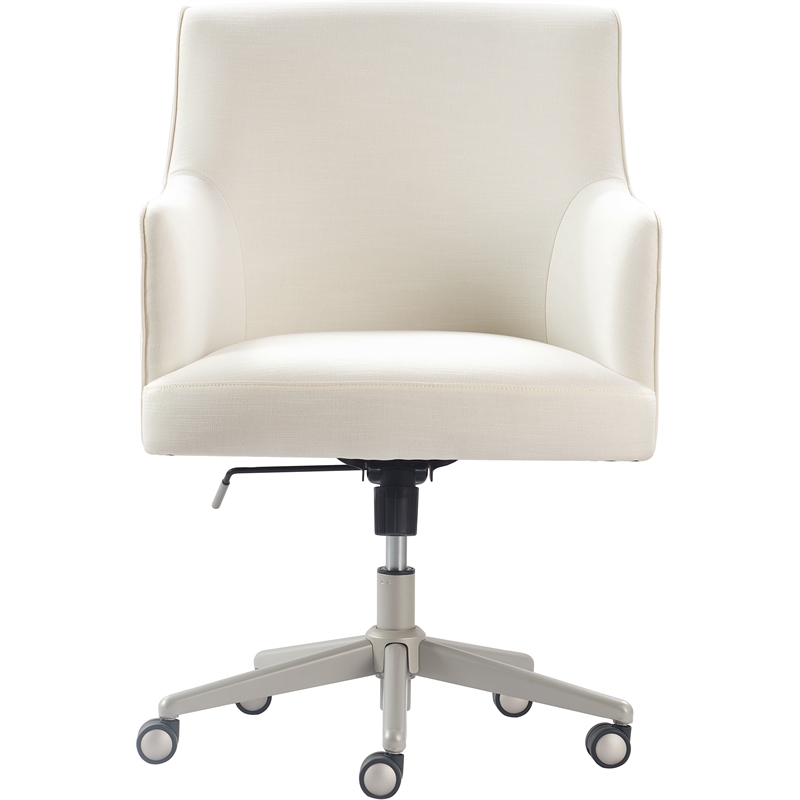 UrbanPro Modern / Contemporary Belmont Home Office Chair Ivory Fabric