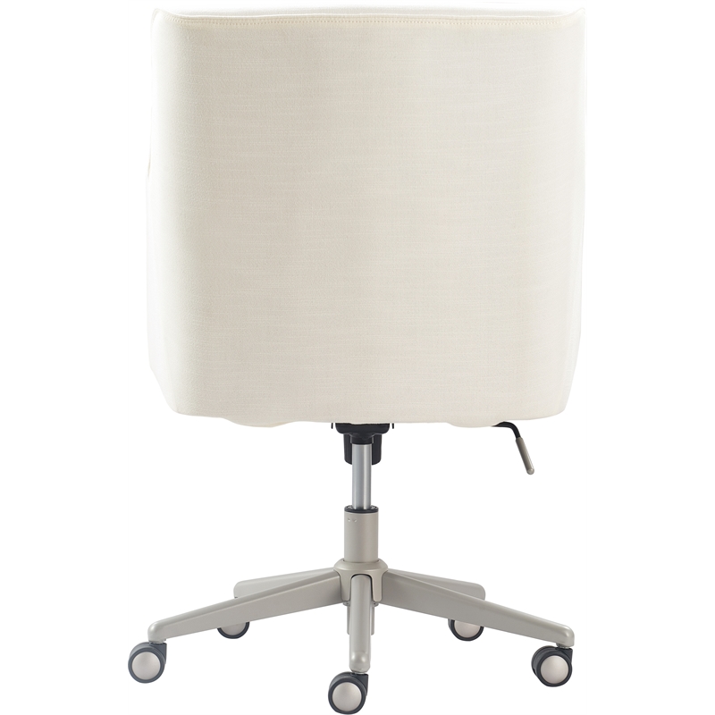 UrbanPro Modern / Contemporary Belmont Home Office Chair Ivory Fabric