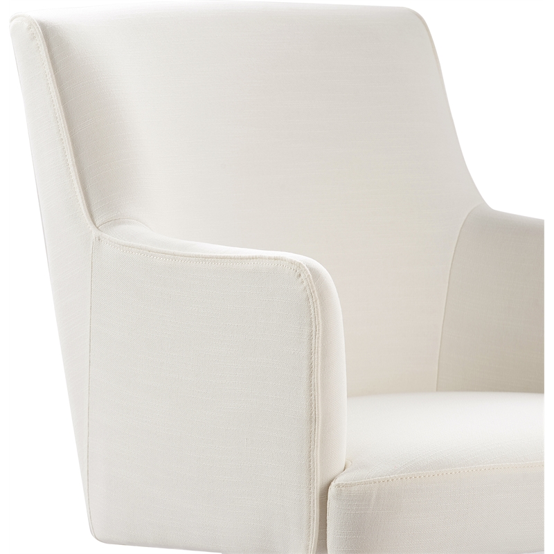 UrbanPro Modern / Contemporary Belmont Home Office Chair Ivory Fabric