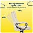 UrbanPro Faux Leather Executive Office Chair with Adjustable Tilt in Ivory