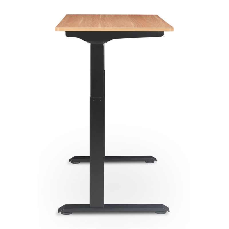 UrbanPro Electric Height Adjustable Standing Desk Light Brown