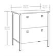 UrbanPro Modern Engineered Wood Lateral File in Etched Oak Finish