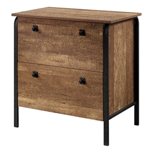 UrbanPro Modern Engineered Wood Lateral File in Etched Oak Finish