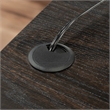 UrbanPro Modern Engineered Wood and Metal L-Desk in Brew Oak