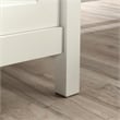 UrbanPro Modern Engineered Wood L-Shaped Desk in White Finish