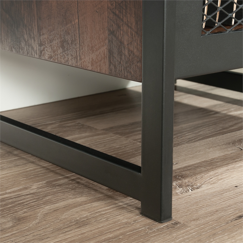 UrbanPro Modern Engineered Wood / Metal File Tower in Barrel Oak