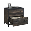 UrbanPro Modern Engineered Wood / Metal Lateral File in Carbon Oak