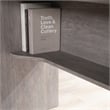 UrbanPro Modern Engineered Wood L-Shaped Desk in Ashen Oak Finish