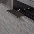 UrbanPro Modern Engineered Wood Single Pedestal Desk in Ashen Oak