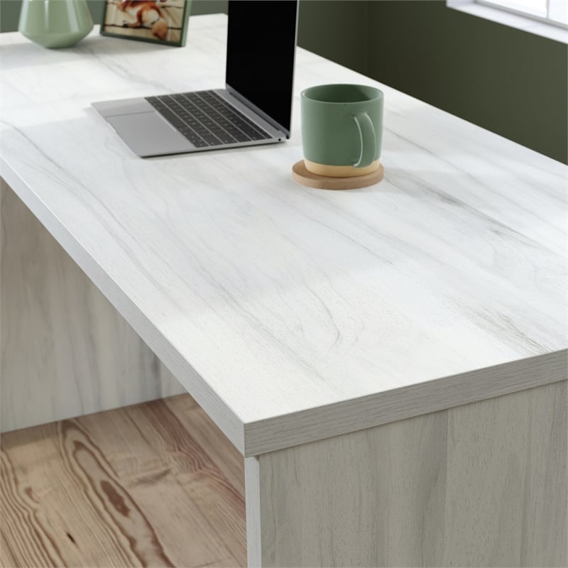 UrbanPro Modern Engineered Wood Desk in Haze Acacia / Natural Finish