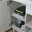UrbanPro Modern Engineered Wood Desk in Haze Acacia / Natural Finish