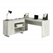 UrbanPro Modern Engineered Wood Desk in Haze Acacia / Natural Finish