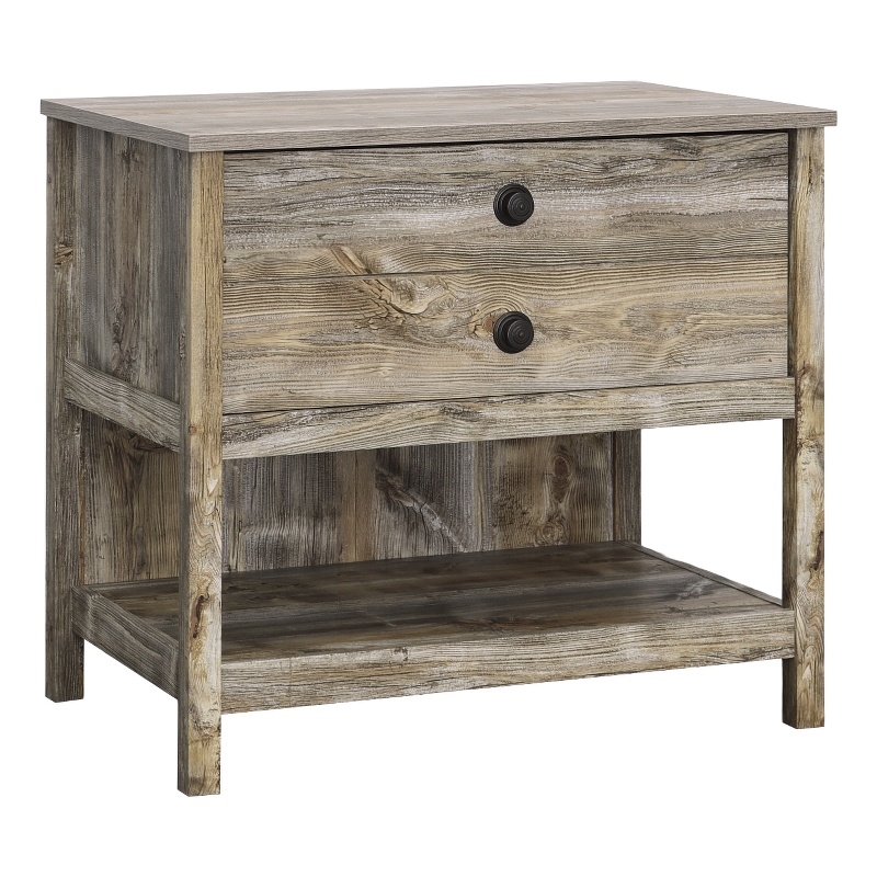 UrbanPro Modern Engineered Wood Lateral File in Rustic Cedar / Brown