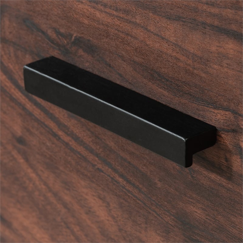 UrbanPro Engineered Wood and Metal Lateral File in Rich Walnut