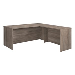 UrbanPro Engineered Wood 72&quotx30&quot Desk w/ Return Bundle in Hudson Elm / Brown