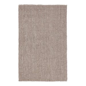 Kosas Home Anello 96 x 120&quot Jute Fabric & Seagrass Area Rug in Oatmeal Beige