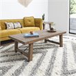 Kosas Home Tuscany Reclaimed Pine Coffee Table in Weathered Gray