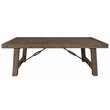 Kosas Home Tuscany Reclaimed Pine Coffee Table in Weathered Gray