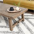 Kosas Home Tuscany Reclaimed Pine Coffee Table in Weathered Gray