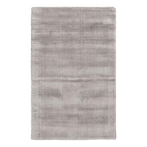 Kosas Home Cameron 24 x 36&quot Viscose Fabric Area Rug in Dove Gray