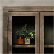 Kosas Home Quincy Transitional Reclaimed Pine Wood Display Cabinet in Brown