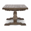 Kosas Home Quincy Reclaimed Pine Wood Extension Dining Table in Weathered Brown