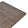 Kosas Home Quincy Reclaimed Pine Wood Extension Dining Table in Weathered Brown