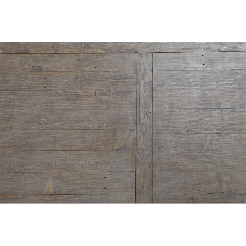 Kosas Home Quincy Reclaimed Pine Extension Dining Table in Weathered